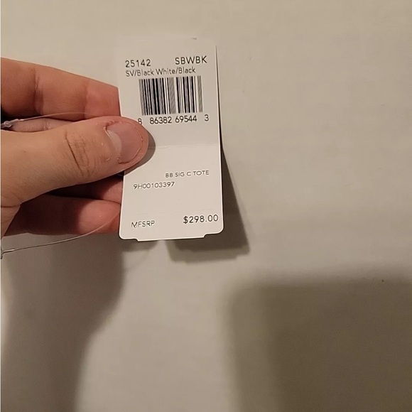 Coach Diaper Large Tote Bag Signature C Black Gray - Picture 13 of 13